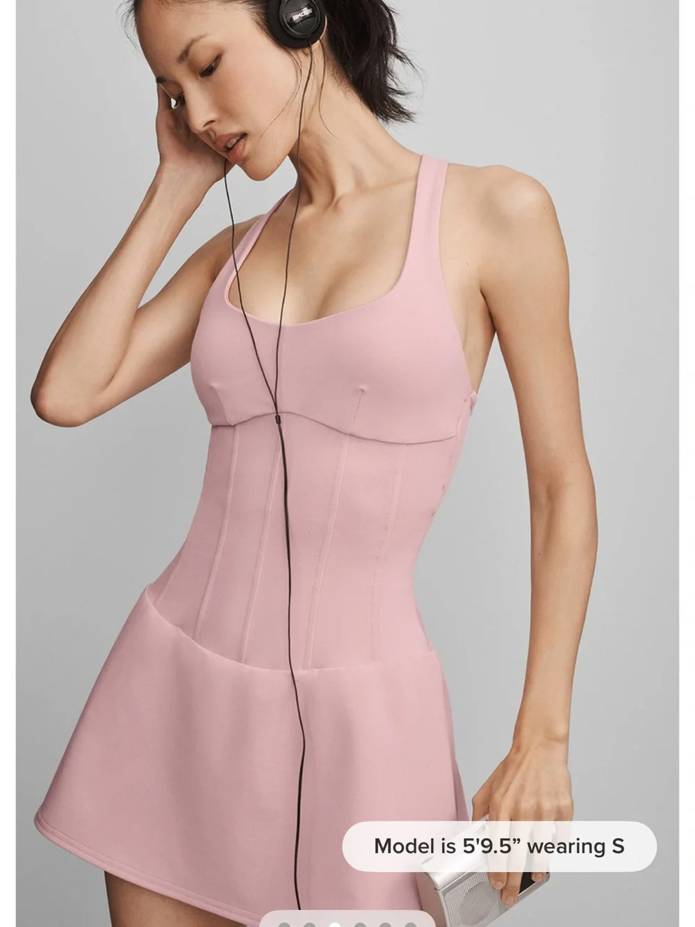 ALO Yoga Light Pink Mini Dress